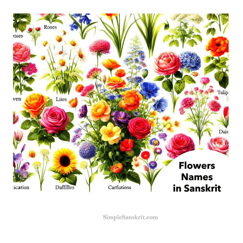 Flowers Names In Sanskrit